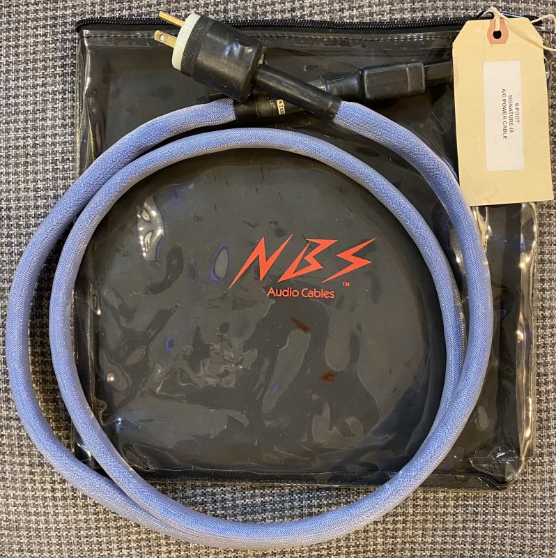 NBS AUDIO SIGNATURE-III สายไฟ สภาพสวย