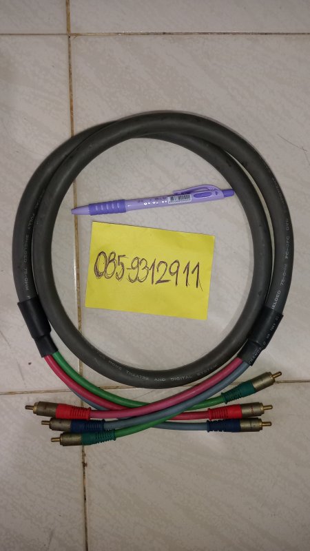 COMPONENT CABLE 1.5M.สายใหญ่ๆดีๆราคาเบาๆ