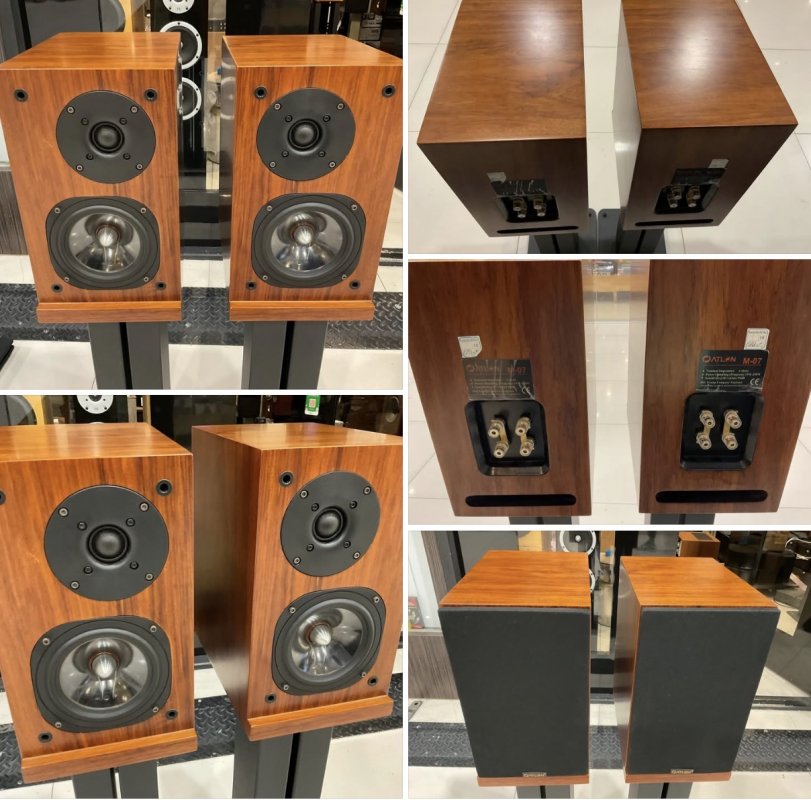 ขายลำโพงวางหิ้งเสียงดีคุ้มค่า Atlon M-07 ถูกๆ สภาพสวยเข้าใหม่