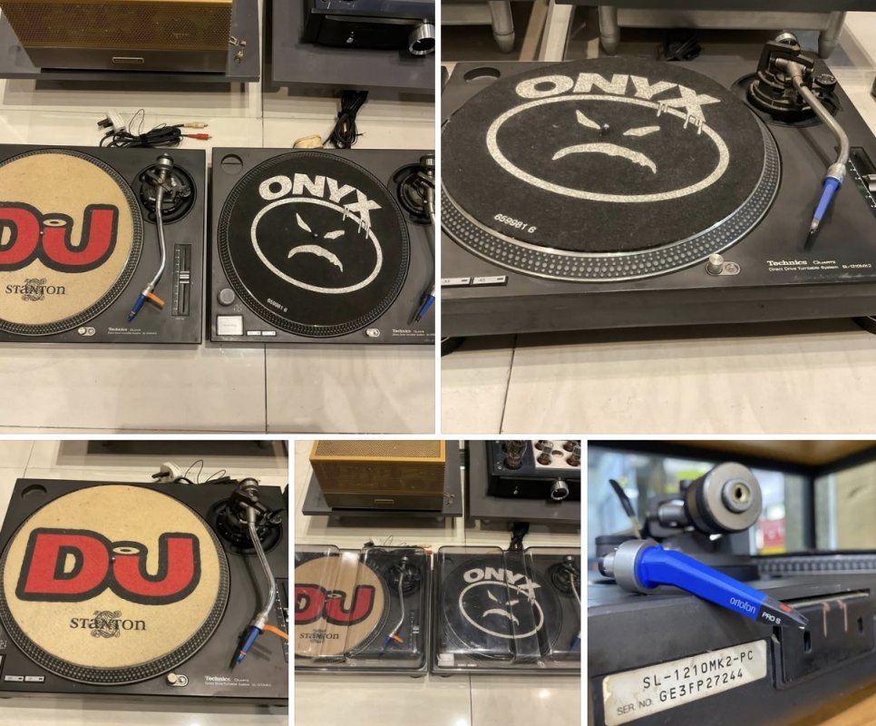 ขายเทิร์นเทเบิ้ลแบรนด์ดังยอดนิยม Technics SL-1210 MK2 เข้ามา 2 เครื่อง ถูกๆ