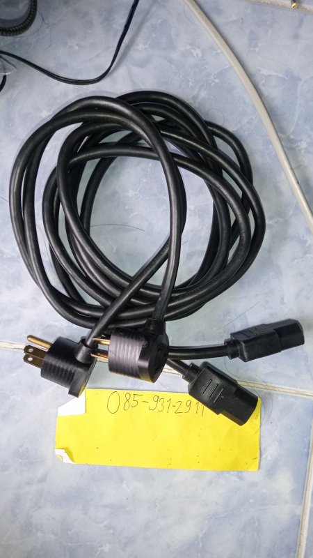 สายACนอก หัวท้ายทองเหลือง(รวม2เส้น)