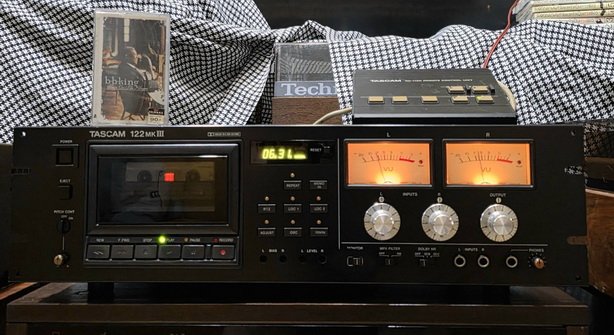 ขายเครื่องเล่นเทป TASCAM 122 Mk.III ระบบ 3 หัวเทป สภาพสวย เสียงดี หายาก พร้อมรีโมท Tascam