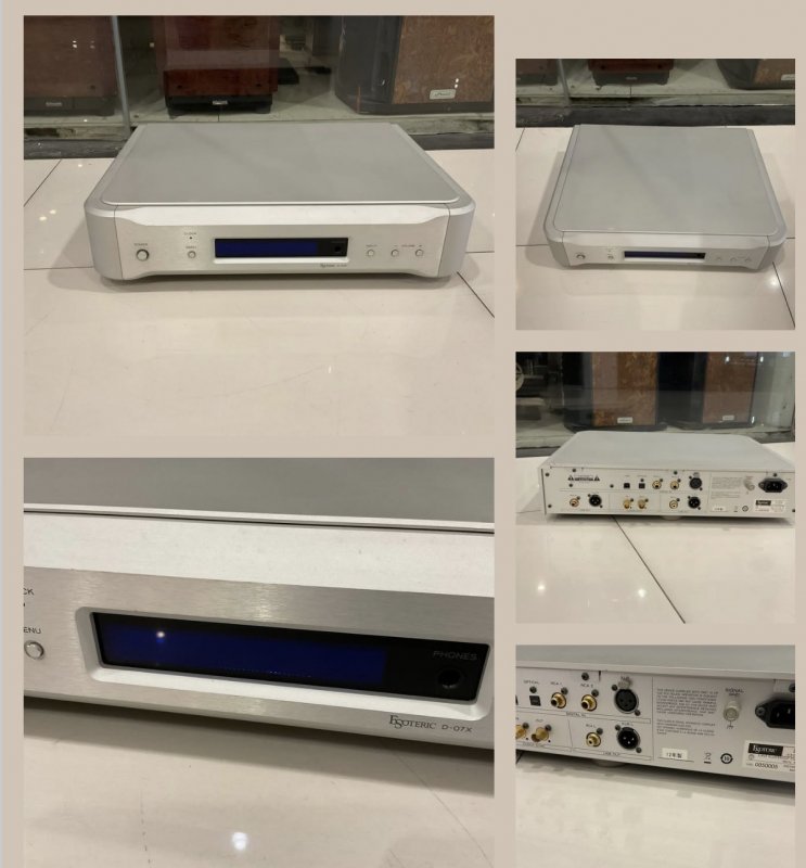 ขาย DAC เครื่องถอดรหัสไฮเอนด์แบรนด์นิยม Esoteric D-07X กล่องครบเข้าใหม่