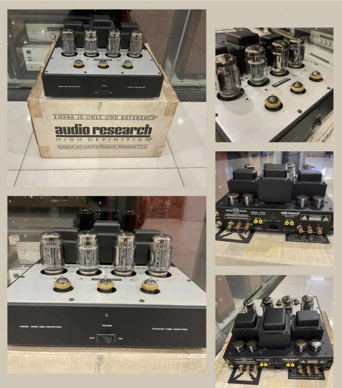 ขายเพาเวอร์แอมป์หลอดไฮเอนด์เสียงดี Audio Research VS55 กล่องครบเข้าใหม่