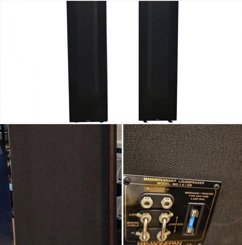 ขายลำโพงริบบ้อนตั้งพื้นไฮเอนด์เสียงดี Magnepan MG1.6 สภาพสวยเข้าใหม่