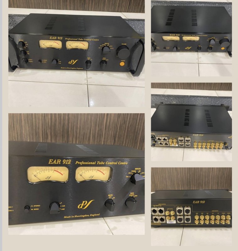 ขายปรีแอมป์หลอดตัวเทพห้าดาว EAR Yoshino 912 กล่องครบสภาพงามเข้าใหม่