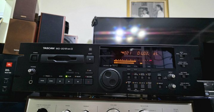 ขายเครื่องเล่น MD รุ่นท็อป TASCAM MD-801R Mark II สภาพสวย เสียงดี ทำงานสมบูรณ์ Made in Japan
