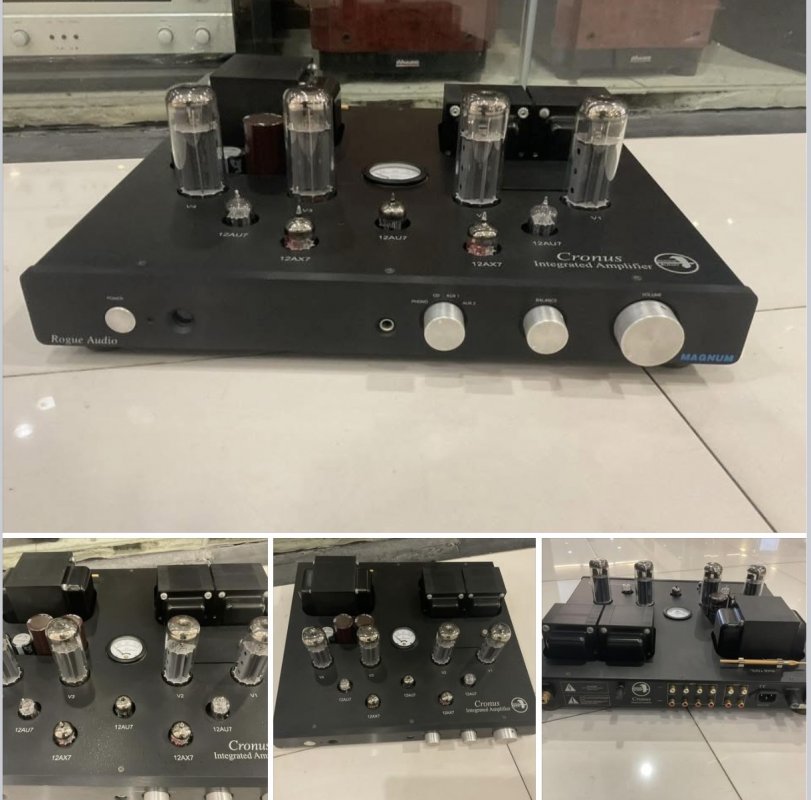 ขายอินติเกรตแอมป์หลอดไฮเอนด์เสียงดี Rogue Audio Cronus Magnum