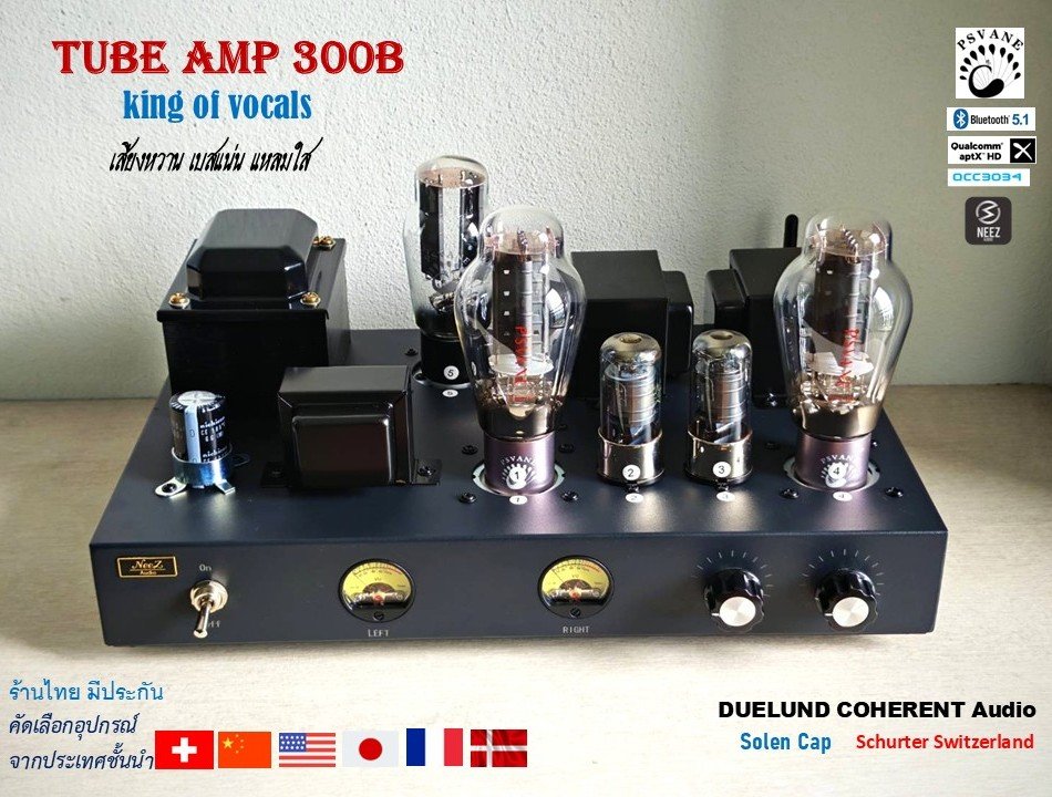 แอมป์หลอด 300B Tube Amp Pure Class A