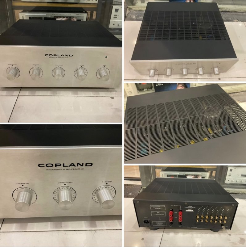 ขายอินติเกรตแอมป์หลอดไฮเอนด์ตัวตำนาน Copland CTA-401 สภาพดีหายากเข้าใหม่